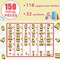 150 PCS Large 6" Bulletin Board Letters Set, Pencil Themed Classroom Alphabet